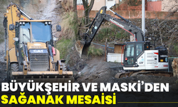 Büyükşehir ve MASKİ’den Sağanak Mesaisi