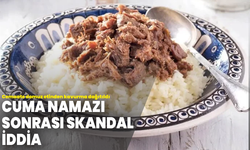 Cuma namazı sonrası skandal iddia: Cemaate domuz etinden kavurma dağıtıldı