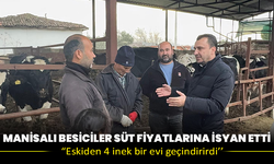 Manisalı besiciler süt fiyatlarına isyan etti: “Eskiden 4 inek bir evi geçindirirdi’’