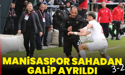 Manisaspor sahadan galip ayrıldı:3-2