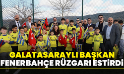 Galatasaraylı başkan Fenerbahçe rüzgarı estirdi