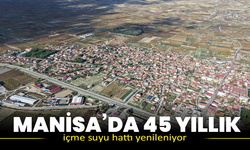 Manisa’da 45 yıllık asbestli içme suyu hattı yenileniyor