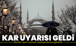 Kar uyarısı geldi: Okullar açılır açılmaz tatil gündeme gelebilir