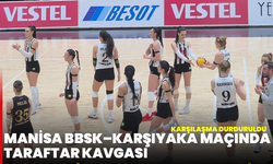 Manisa BBSK–Karşıyaka maçında taraftar kavgası: Karşılaşma durduruldu