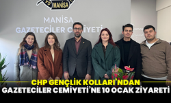Manisa CHP Gençlik Kolları’ndan Gazeteciler Cemiyeti’ne 10 Ocak ziyareti