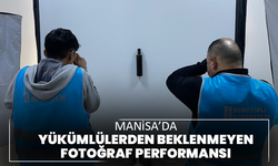 Manisa’da yükümlülerden beklenmeyen fotoğraf performansı