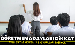 Öğretmen adayları dikkat: Milli Eğitim Akademisi başvuruları başlıyor