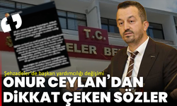 Şehzadeler’de başkan yardımcılığı değişimi: Onur Ceylan’dan dikkat çeken sözler