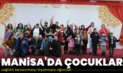 Manisa’da çocuklar sağlıklı beslenmeyi tiyatroyla öğrendi