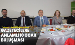 Yunusemre Halk Eğitimi Merkezi’nde gazetecilere anlamlı 10 Ocak buluşması