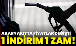 Akaryakıtta Fiyatlar Değişti: 1 İndirim 1 Zam!