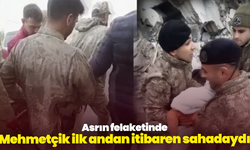 Asrın felaketinde Mehmetçik ilk andan itibaren sahadaydı