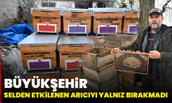 Büyükşehir, Selden Etkilenen Arıcıyı Yalnız Bırakmadı