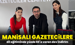 Manisalı gazetecilere dil eğitiminde yüzde 60’a varan dev indirim