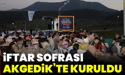 İftar Sofrası Akgedik’te Kuruldu
