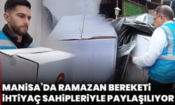 Manisa’da Ramazan bereketi ihtiyaç sahipleriyle paylaşılıyor