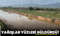 Yağışlar yüzleri güldürdü! Saruhanlı’da gölet doldu, çaylarda su yükseldi