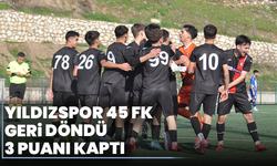 Yıldızspor 45 FK geri döndü, 3 puanı kaptı