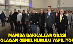 Manisa Bakkallar Odası Olağan Genel Kurulu Yapılıyor