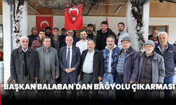 Başkan Balaban'dan Bağyolu çıkarması