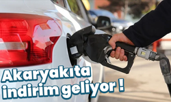 Akaryakıta indirim geliyor !