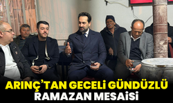 Arınç’tan Geceli Gündüzlü Ramazan Mesaisi