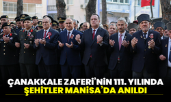 Çanakkale Zaferi’nin 111. Yılında Şehitler Manisa’da Anıldı