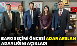 Baro Seçimi Öncesi Can Adar Arslan adaylığını açıkladı