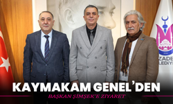 Kaymakam Genel’den Başkan Şimşek’e Ziyaret