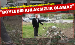 Salihli’de Park Kirliliğine Başkandan Sert Tepki: “Böyle Bir Ahlaksızlık Olamaz”