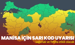 Manisa Dahil 34 İl İçin Sarı Kod Uyarısı: Sağanak Ve Fırtına Etkili Olacak