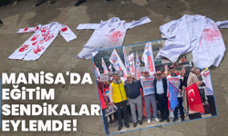 Manisa'da Eğitim Sendikaları Eylemde! 2 Gün İş Bıraktılar