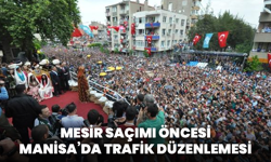 Mesir Saçımı Öncesi Manisa’da Trafik Düzenlemesi