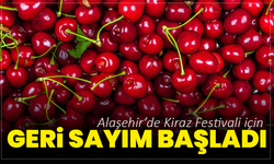 Alaşehir’de Kiraz Festivali için geri sayım başladı