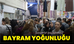 Sosyete pazarında bayram yoğunluğu yaşanıyor