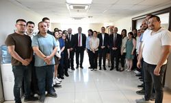 Büyükşehir Yönetiminden Personele Bayram Ziyareti