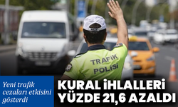 Yeni trafik cezaları etkisini gösterdi: Kural ihlalleri yüzde 21,6 azaldı