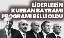 Liderlerin Kurban Bayramı programı belli oldu