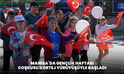 Manisa’da Gençlik Haftası Coşkusu Kortej Yürüyüşüyle Başladı