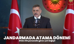 Jandarmada atama dönemi: 29 bin 353 personelin görev yeri değişti