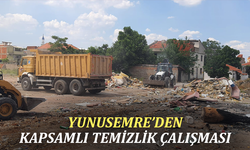 Yunusemre’den Hafsa Sultan’da Kapsamlı Temizlik Çalışması