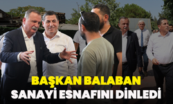Başkan Balaban Küçük Sanayi'nin Sorunlarını Yerinde Dinledi
