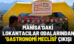 Manisa'daki Lokantacılar Odalarından 'Gastronomi Meclisi' Çıkışı