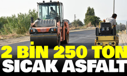 Salihli’de Keli Mahallesi’ne 2 Bin 250 Tonluk Sıcak Asfalt