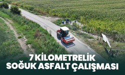 Yunusemre Barbaros Mahallesi’nde 7 Kilometrelik Soğuk Asfalt Çalışması