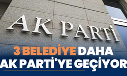 3 CHP'li Belediye Başkanı AK Parti'ye Katılıyor