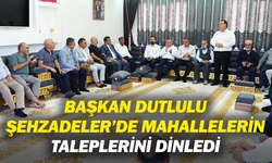 Başkan Dutlulu Şehzadeler’de Mahallelerin Taleplerini Dinledi