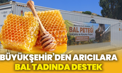 Büyükşehir’den arıcılara bal tadında destek