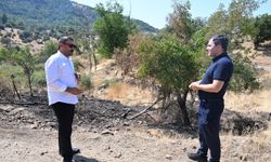 Büyükşehir’in Tankeri Yangının Köye Ulaşmasını Engelledi
