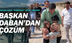 Çocukların “korkulu” okul yoluna Başkan Daban’dan çözüm